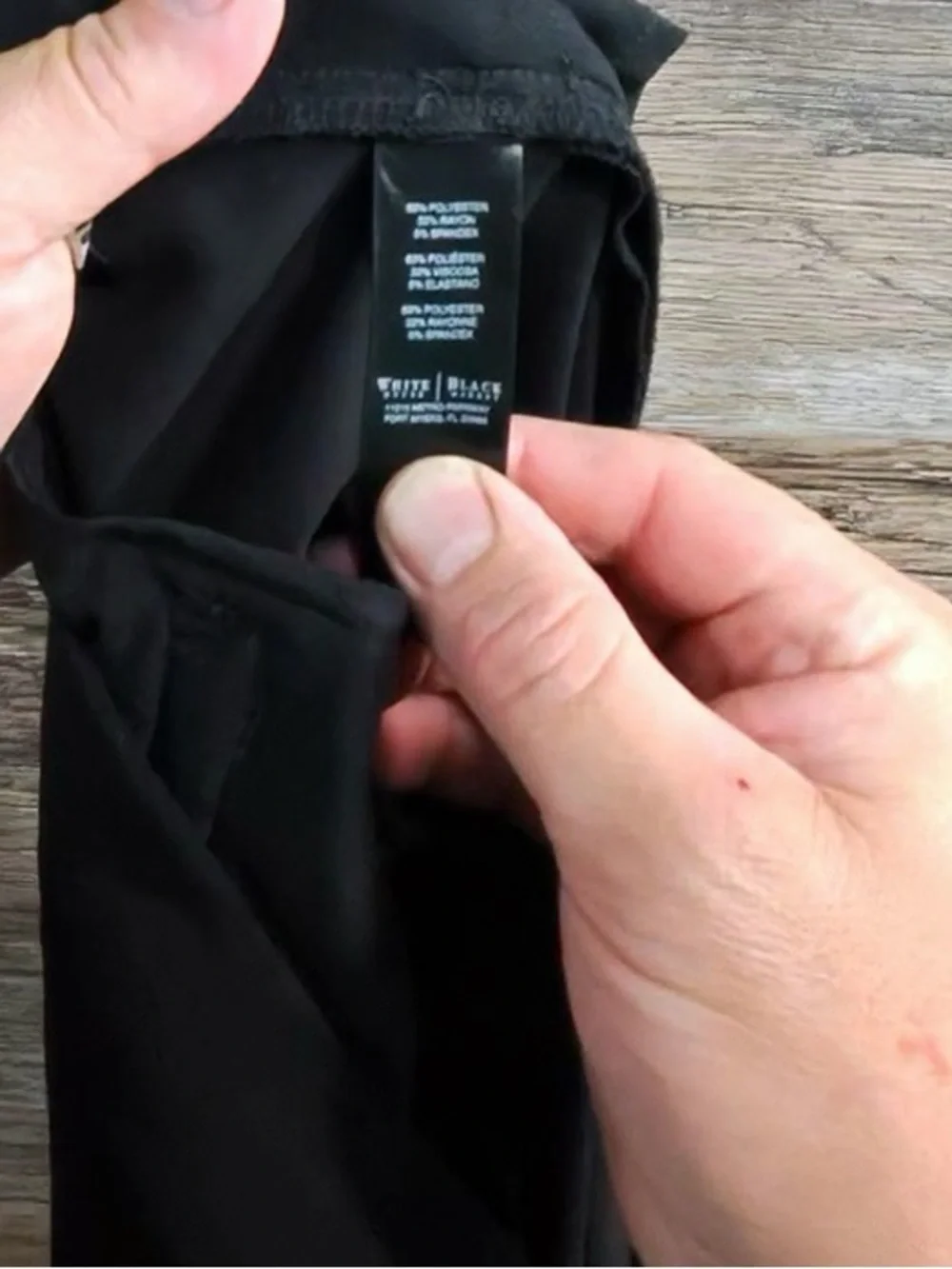 White House Black Market Black Wide-Leg Dress Pants